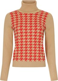 TOCCIN X RTR RTR Design Collective Checkered Turtleneck at Womens Clothing store at Amazon